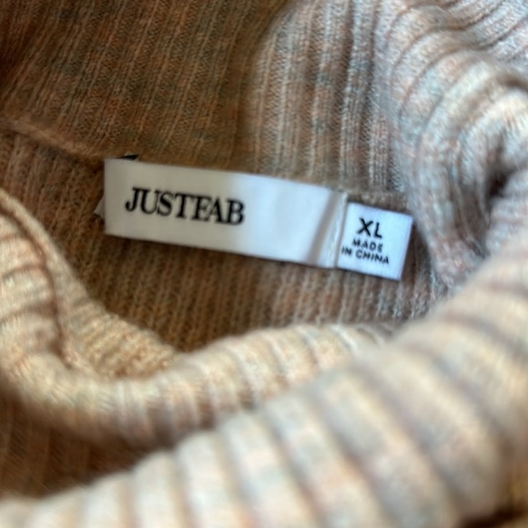 😊EUC   Colorblock Sweater Dress size XL - Picture 10 of 13